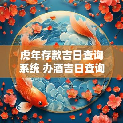 蛇年存款吉日查询系统 办酒吉日查询系统