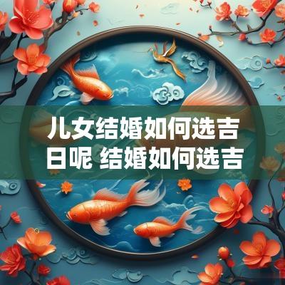 儿女结婚如何选吉日呢 结婚如何选吉日