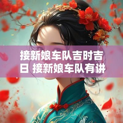 接新娘车队吉时吉日 接新娘车队有讲究吗