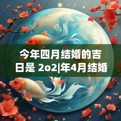 今年四月结婚的吉日是 2o2|年4月结婚哪天适合