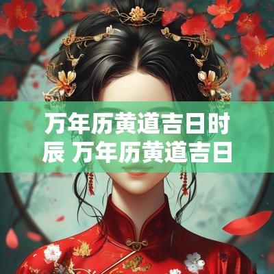 万年历黄道吉日时辰 万年历黄道吉日时辰查询表