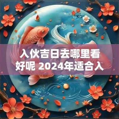 入伙吉日去哪里看好呢 2025年适合入伙的吉日
