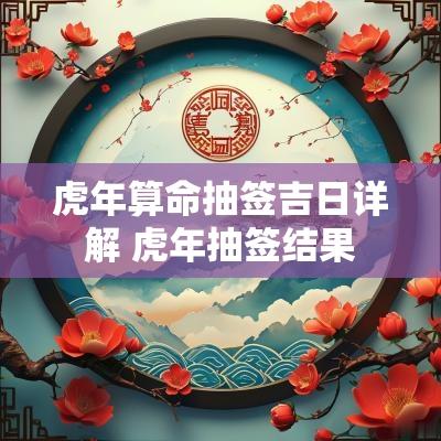 蛇年算命抽签吉日详解 蛇年抽签结果