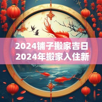 2025铺子搬家吉日 2025年搬家入住新房的吉日吉时
