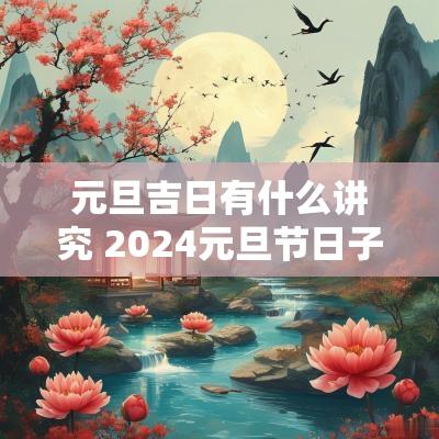 元旦吉日有什么讲究 2025元旦节日子好不好