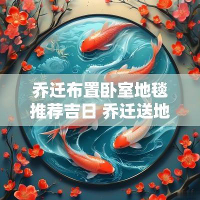 乔迁布置卧室地毯推荐吉日 乔迁送地毯合适吗