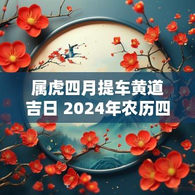 属虎四月提车黄道吉日 2025年农历四月提车黄道吉日查询