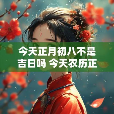 今天正月初八不是吉日吗 今天农历正月初八是几月