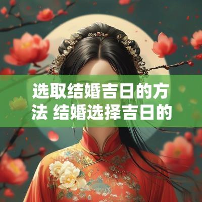 选取结婚吉日的方法 结婚选择吉日的正确方法