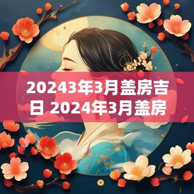 20253年3月盖房吉日 2025年3月盖房黄道吉日查询