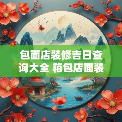 包面店装修吉日查询大全 箱包店面装修效果图