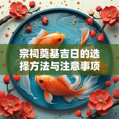 宗祠奠基吉日的选择方法与注意事项