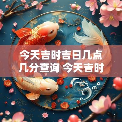 今天吉时吉日几点几分查询 今天吉时查询