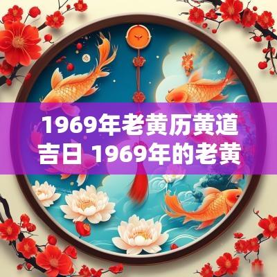1969年老黄历黄道吉日 1969年的老黄历