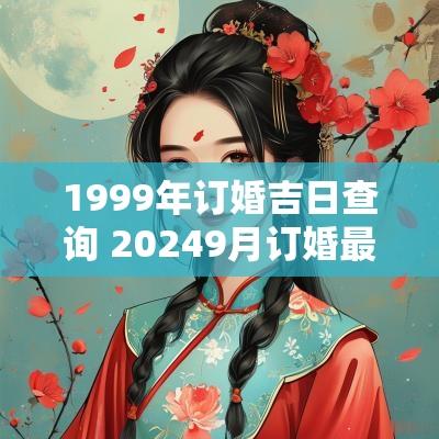 1999年订婚吉日查询 20259月订婚最好的吉日