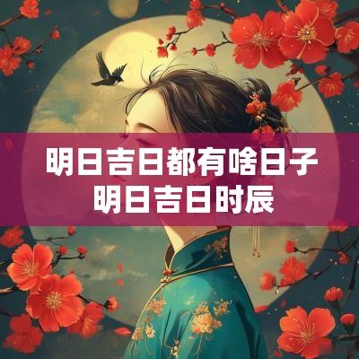 明日吉日都有啥日子 明日吉日时辰