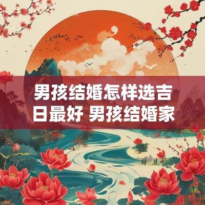 男孩结婚怎样选吉日最好 男孩结婚家里都需要买什么东西