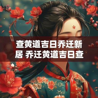 查黄道吉日乔迁新居 乔迁黄道吉日查询2025