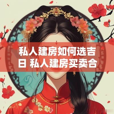 私人建房如何选吉日 私人建房买卖合法吗
