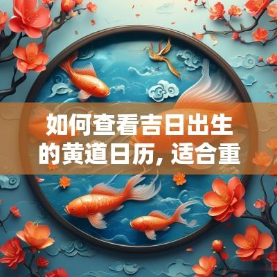 如何查看吉日出生的黄道日历, 适合重要事件的选择