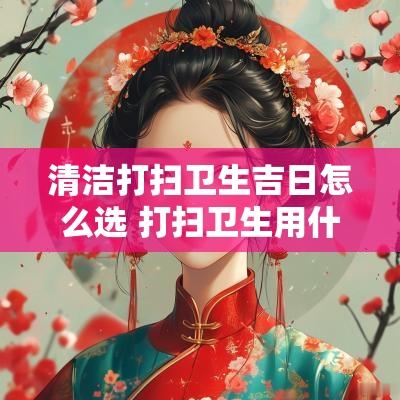 清洁打扫卫生吉日怎么选 打扫卫生用什么清洁剂效果最好