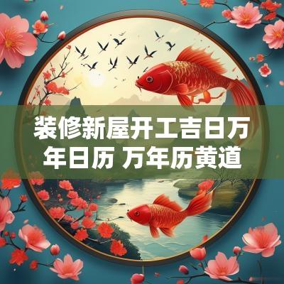 装修新屋开工吉日万年日历 万年历黄道吉日装修开工2025