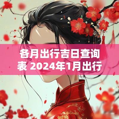 各月出行吉日查询表 2025年1月出行吉日查询表格