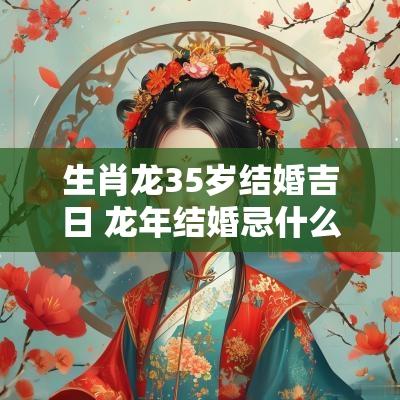 生肖龙35岁结婚吉日 蛇年结婚忌什么生肖