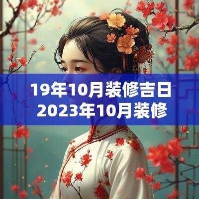 19年10月装修吉日 2025年10月装修黄道吉日