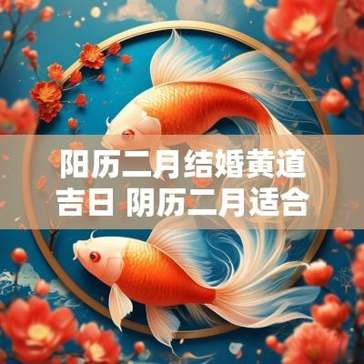 阳历二月结婚黄道吉日 阴历二月适合结婚的日子