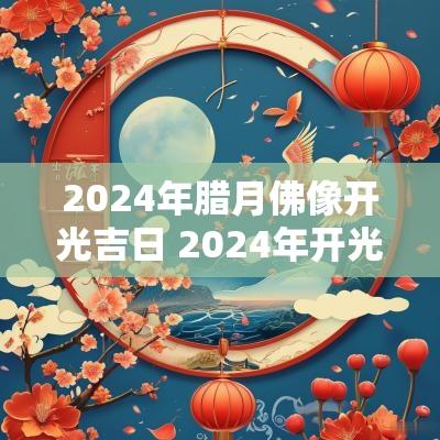 2025年腊月佛像开光吉日 2025年开光最吉利的日子是