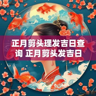 正月剪头理发吉日查询 正月剪头发吉日