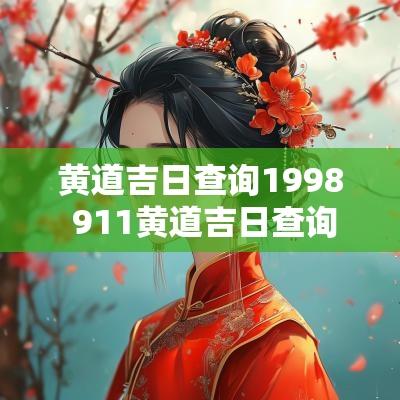 黄道吉日查询1998 911黄道吉日查询