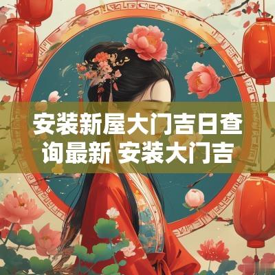 安装新屋大门吉日查询最新 安装大门吉日查询