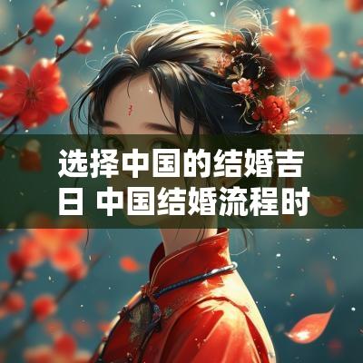 选择中国的结婚吉日 中国结婚流程时间安排