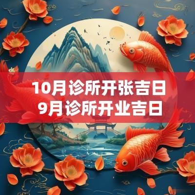 10月诊所开张吉日 9月诊所开业吉日