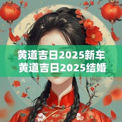 黄道吉日2025新车 黄道吉日2025结婚吉日