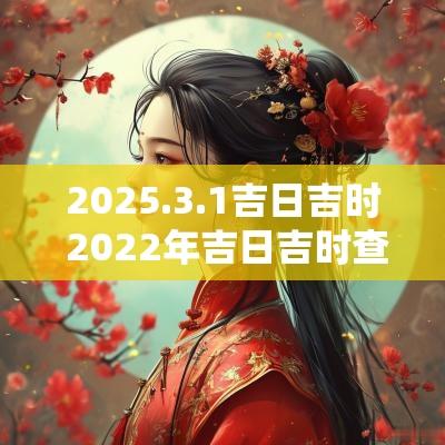 2025.3.1吉日吉时 2025年吉日吉时查询