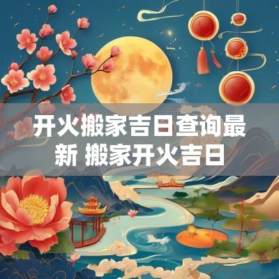 开火搬家吉日查询最新 搬家开火吉日