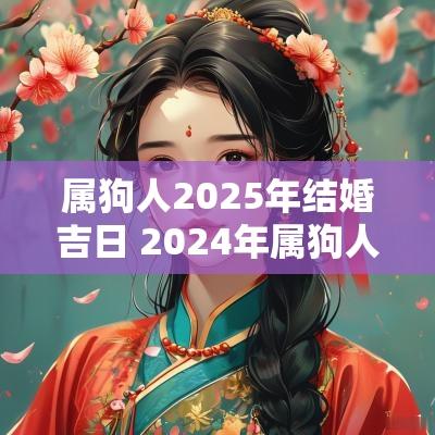 属狗人2025年结婚吉日 2025年属狗人能结婚吗