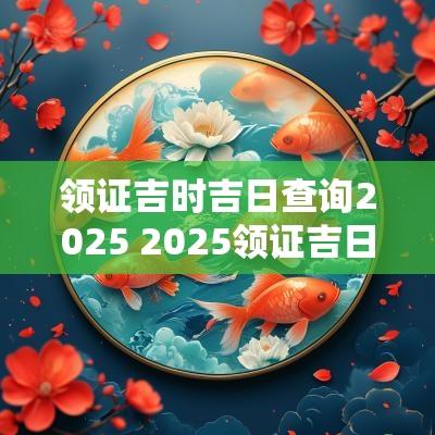 领证吉时吉日查询2025 2025领证吉日查询 领证吉时吉日查询2025 2025领证吉日查询