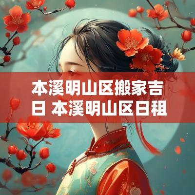 本溪明山区搬家吉日 本溪明山区日租房