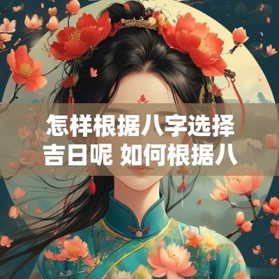 怎样根据八字选择吉日呢 如何根据八字选择黄道吉日