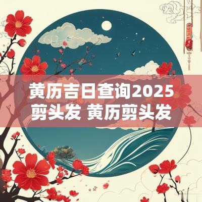 黄历吉日查询2025剪头发 黄历剪头发吉日2025