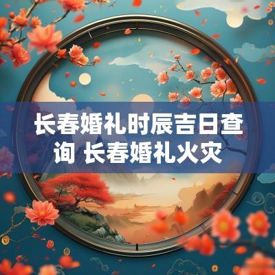 长春婚礼时辰吉日查询 长春婚礼火灾
