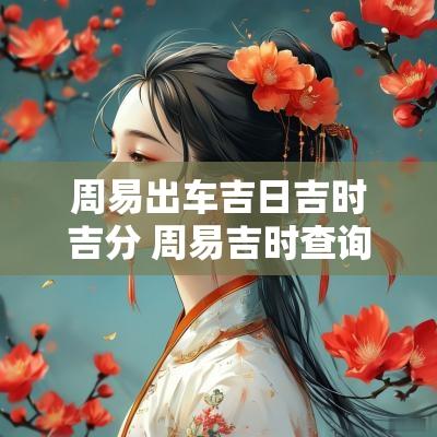 周易出车吉日吉时吉分 周易吉时查询表