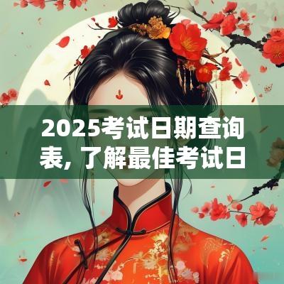 2025考试日期查询表, 了解最佳考试日