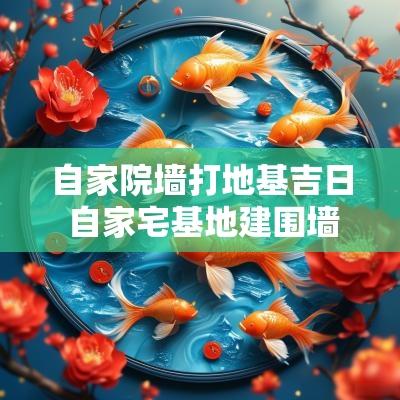 自家院墙打地基吉日 自家宅基地建围墙合法吗