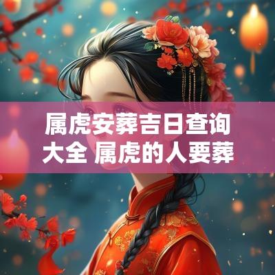 属虎安葬吉日查询大全 属虎的人要葬什么方位