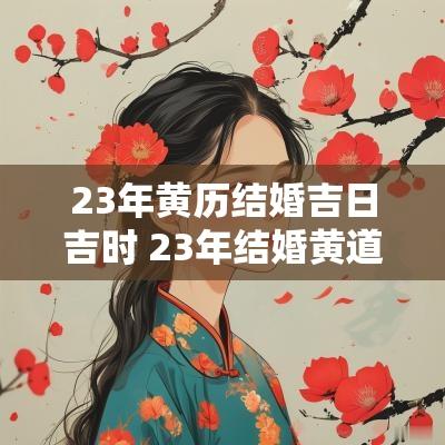 23年黄历结婚吉日吉时 23年结婚黄道吉日